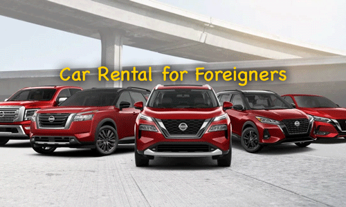 Car Rental for Foreigners